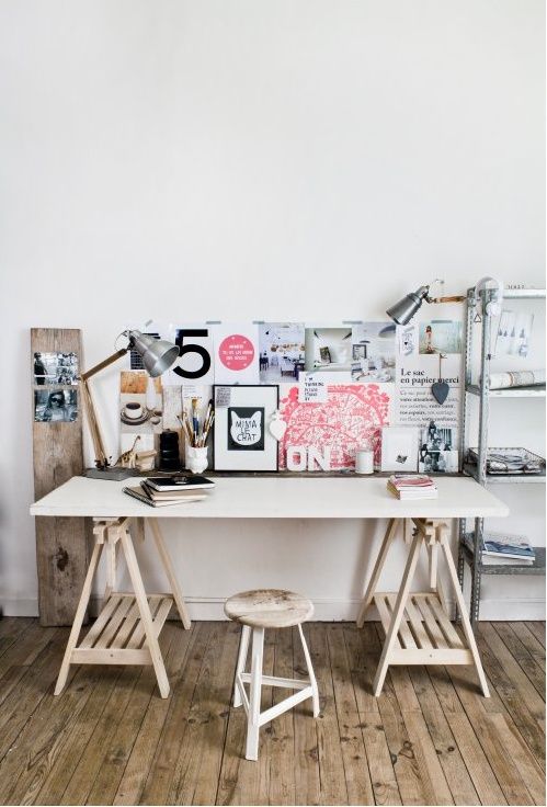 Refined Boho Chic Themed Hom Office Designs - Ideas - Home Office - Design - Photo