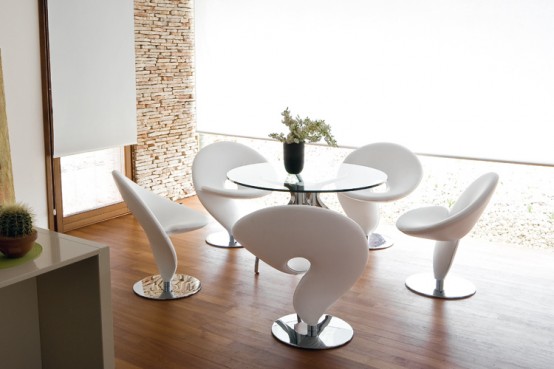 5 Cool Upholstered Swivel Chairs by Tonon - Tonon - Chairs