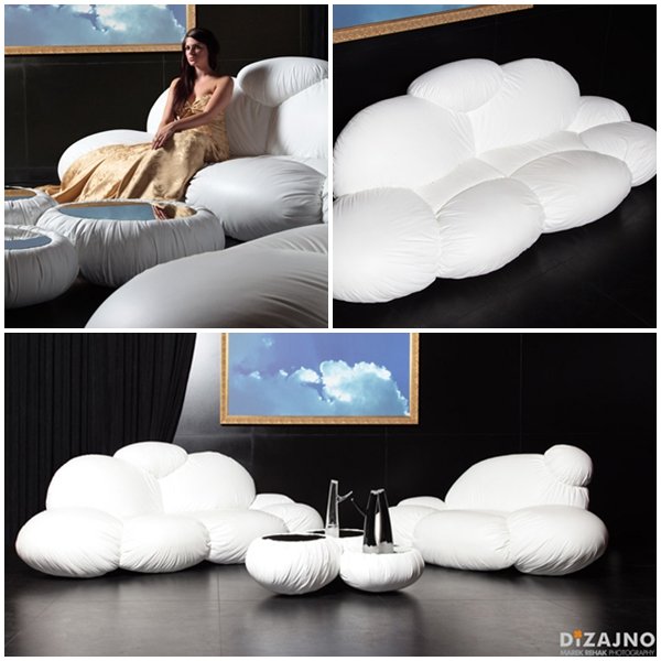 "โซฟาปุยเมฆ" ขาวสะอาด นุ่มน่านั่ง น่ารักจัง!