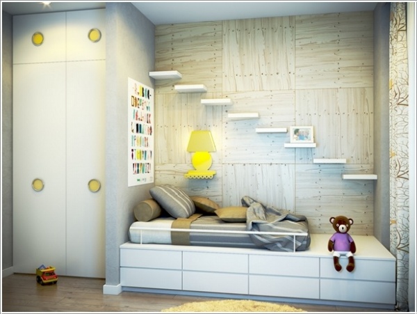 Thiết kế hay cho phòng trẻ em nhỏ hẹp - Phòng trẻ em - Thiết kế - Mẹo và Sáng Kiến