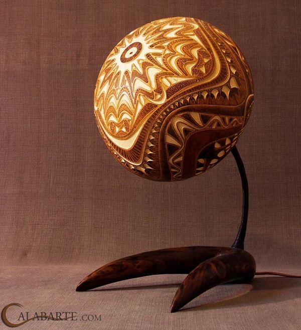 Marvellous Lights From Exotic Gourd Lamps - Gourd - Lamps - Lighting - Decoration