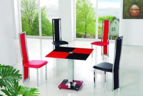 Những chiếc bàn ăn mặt kính sắc màu - Ý tưởng - Trang trí - Nội thất - Thiết kế đẹp - Phòng ăn - Bàn ăn