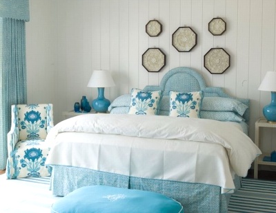 หลากแบบแต่งห้องนอนสีฟ้า สวยสดใส น่าอยู่ น่านอน!! - ตกแต่งบ้าน - ห้องนอน - แบบห้องนอนสีฟ้า - แต่งห้องนอนสีฟ้า