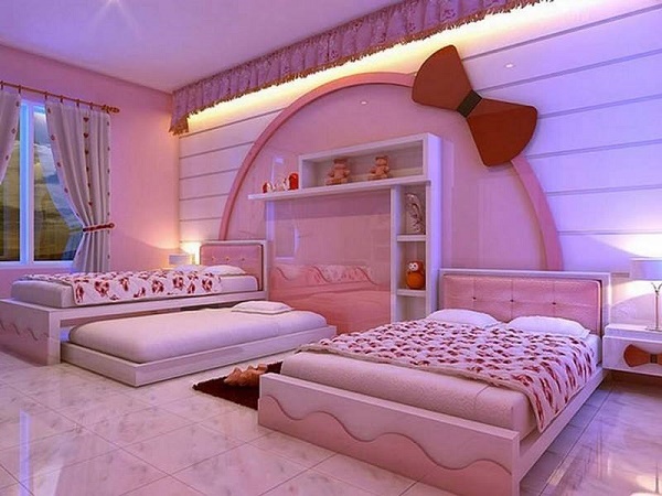 ห้องนอนสำหรับลูกสาว - ตกแต่งบ้าน - บ้านในฝัน - แต่งบ้าน - ไอเดีย - ออกแบบ - ตกแต่ง - การออกแบบ - ห้องนอน - ห้องนอนผู้หญิง