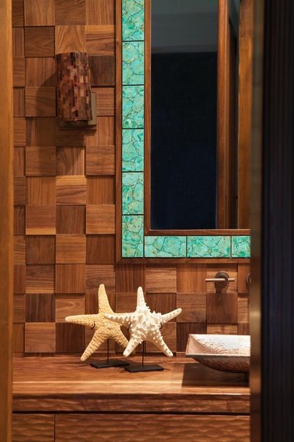 Cảm giác thiên nhiên với nhà tắm được trang trí gỗ - Phòng tắm - Trang trí - Xu hướng