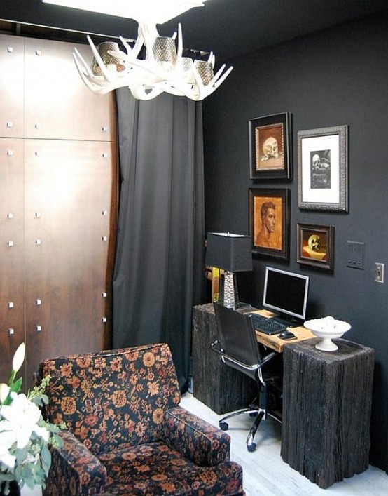 Phòng làm việc mang phong cách gothic - Thiết kế - Phòng làm việc