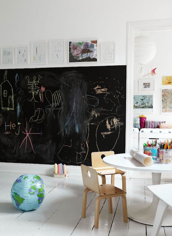 Thiết kế chalkboard thú vị dành cho phòng trẻ em - Trang trí - Thiết kế - Ý tưởng - Phòng trẻ em
