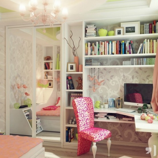 Những góc phòng làm việc đẹp nữ tính - Thiết kế - Ý tưởng - Phòng làm việc