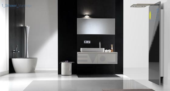 Sshower for Roca: Smart and High-Tech Shower by Marco Antonio Esquiró San Román - Shower - Bathroom - Home Tech - Design