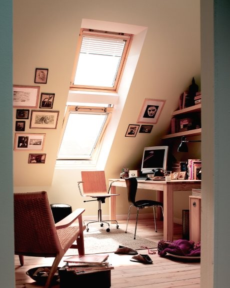 Cool Attic Home Office Designs - Ideas - Design - Home Office