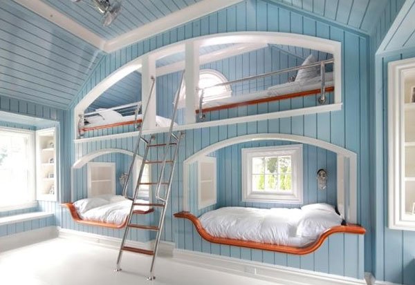 Giường tầng đẹp cho bé trai và gái
