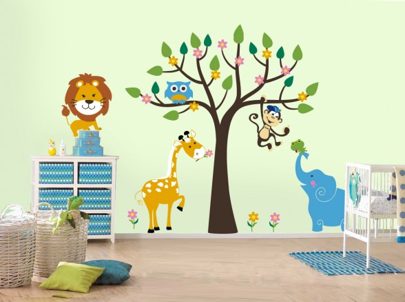 Sticker đáng yêu dành cho phòng của bé yêu - Sticker dán tường - Trang trí - Ý tưởng - Nội thất - Thiết kế đẹp - Phòng ngủ - Phòng trẻ em