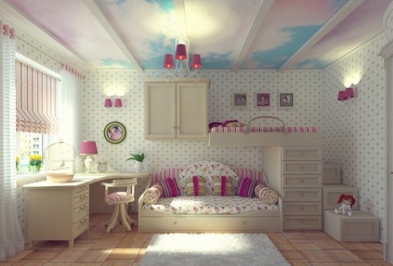 Những phòng ngủ ngọt ngào dành cho bạn gái - Thiết kế - Phòng cho bạn gái