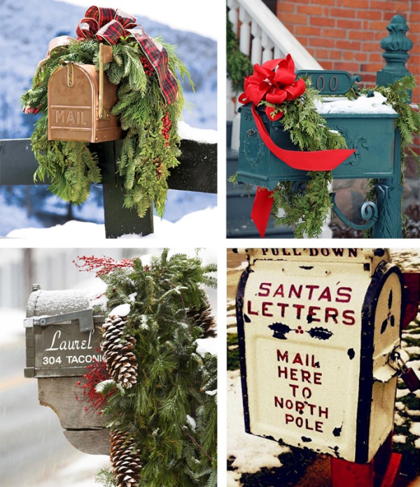 Welcoming Christmas - Festively Decorate Mailbox in a Fairy Tale Look