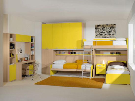 Sắc màu giường tầng cho bé yêu - Zanotti Mobili - Trang trí - Ý tưởng - Nội thất - Thiết kế đẹp - Phòng ngủ - Giường tầng