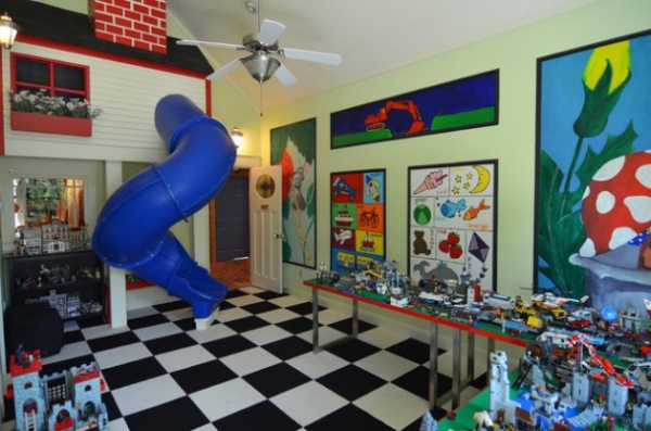 Phòng chơi thú vị dành cho bé trai - Phòng chơi cho trẻ - Thiết kế - Phòng trẻ em
