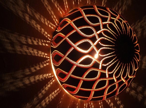 Marvellous Lights From Exotic Gourd Lamps - Gourd - Lamps - Lighting - Decoration