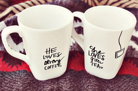 ไอเดียแก้วกาแฟสุดน่ารัก สำหรับคู่รัก ตามกระแสวันวาเลนไทน์ - แก้วกาแฟเก๋ๆ