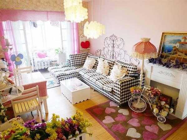 สไตล์ของแต่งบ้านแบบหวานๆ รับรองว่าสาวๆ ต้องชอบ! - ของแต่งบ้าน - ตกแต่งบ้าน - จัดสวน - ห้องนั่งเล่น - ตกแต่ง - แต่งบ้าน