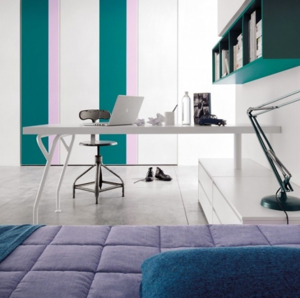 Colorful Minimalist Kid's Desk Design - Design - Desk - Furniture