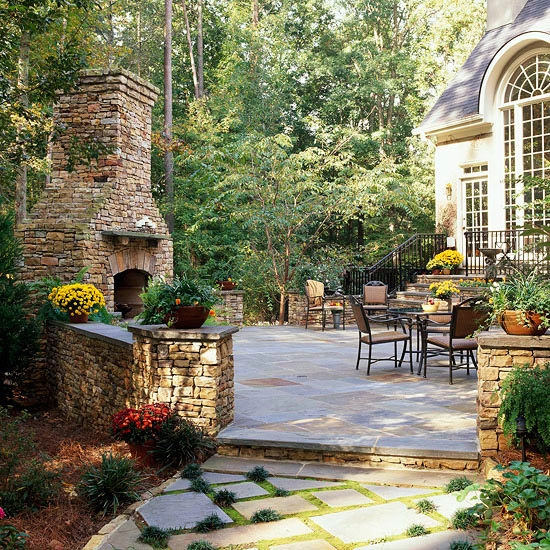 Wonderful Outdoor Fireplaces - Design - Outdoor - Fireplaces