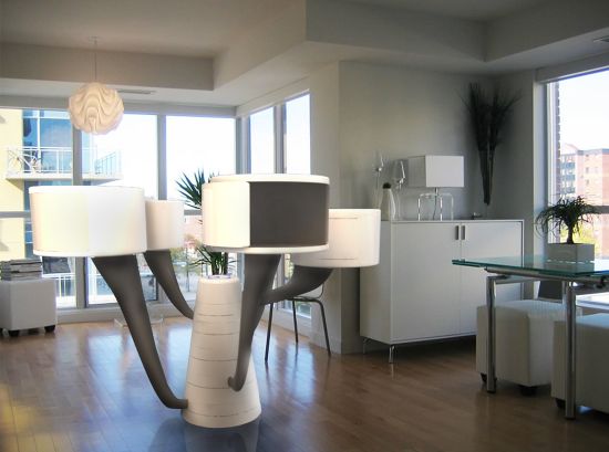 Kitchen Tree by Balin Lee - Futuristic Kitchen Appliance to Save Space - Decoration - Kitchen - Design - Interior Design - Ideas - Kitchen Tree - Balin Lee - Futuristic