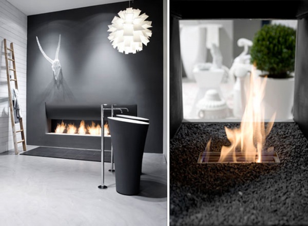 Dream Bathroom Designs With Fireplaces - Fireplace - Design - Ideas - Bathroom