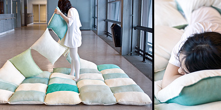 Ấp áp với chiếc chăn được làm từ gối - Phòng ngủ - Chăn