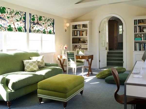 สวยอินเทรนด์ ห้องรับแขกโทนสีเขียว สบายตาสบายใจ - เฟอร์นิเจอร์ - ของแต่งบ้าน - ตกแต่งบ้าน - ห้องนั่งเล่น - ห้องรับแขก - ห้องโทนสีเขียว