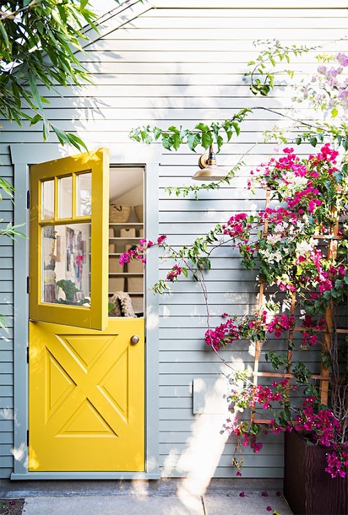 12 ประตูรูปแบบเก๋ สีสันสดใส ที่จะทำให้คุณหายเบื่อจากประตูแบบเดิมๆ - ตกแต่งบ้าน - บ้านสวย - ไอเดีย - ไอเดียเก๋ - บ้าน - ประตู
