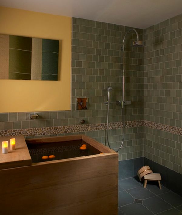 Giản dị mà tinh tế với bồn tắm theo kiểu Nhật Bản - Ý tưởng - Trang trí - Nội thất - Thiết kế - Bồn tắm gỗ - Phòng tắm - Nhật Bản
