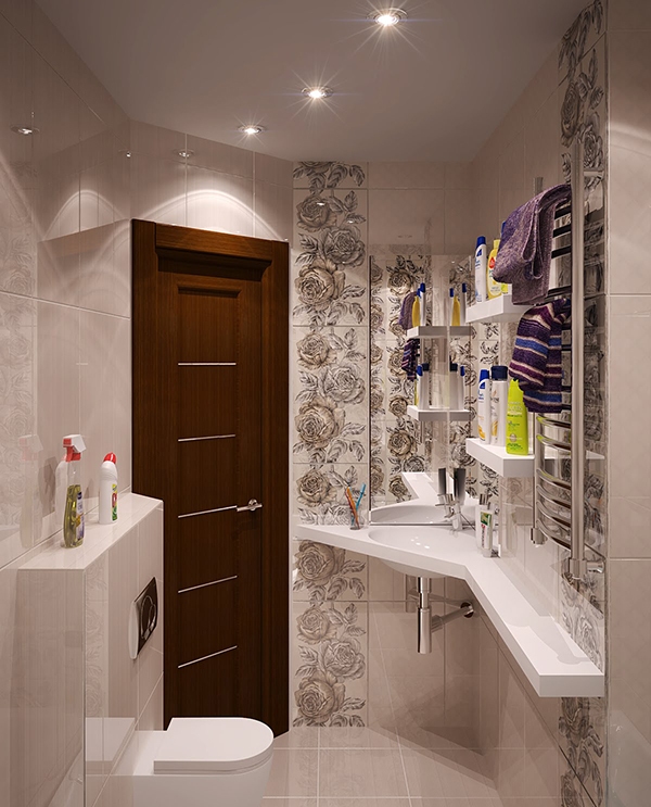 Phòng tắm bắt mắt hơn với những họa tiết sáng tạo in trên tường - Phòng tắm - In - Thiết kế