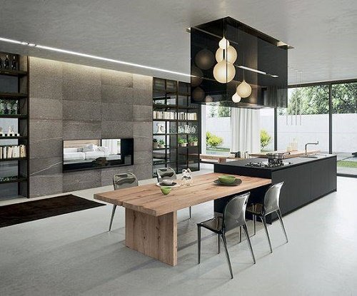 ห้องครัวสวยๆ สไตล์ modern kitchen