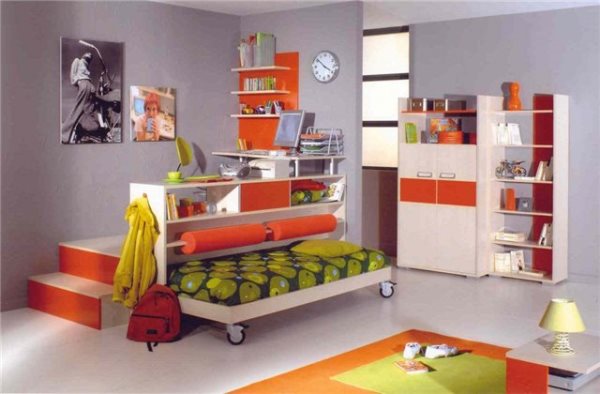 Thiết kế giường phụ trong phòng trẻ em - Thiết kế - Nội thất - Giường