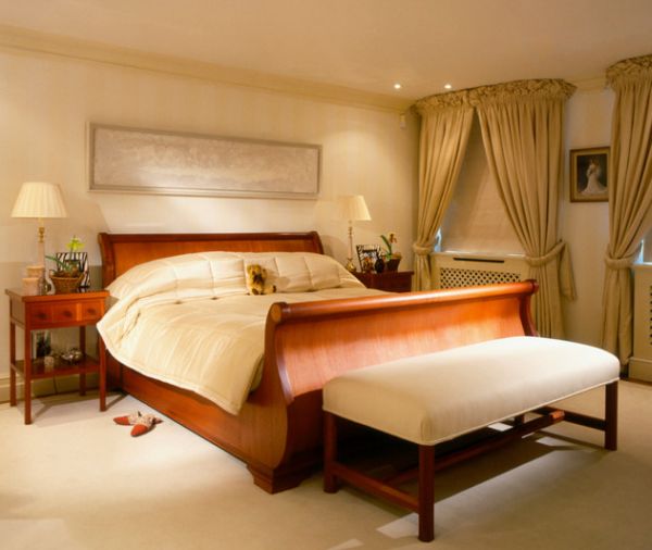 Phòng ngủ thêm ấm cúng với giường sleigh bed - Giường sleigh bed - Thiết kế - Nội thất - Giường