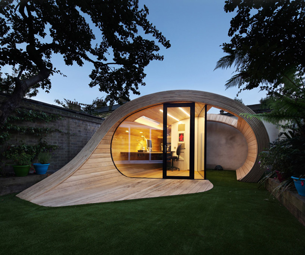 Innovative and Eco-Friendly Shoffice Garden Office Shed by Platform 5 Architects - Design - Home Office - Garden Shed