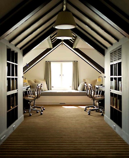 Cool Attic Home Office Designs - Ideas - Design - Home Office