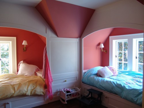 Giường ngủ âm tường cho không gian thêm rộng - Giường