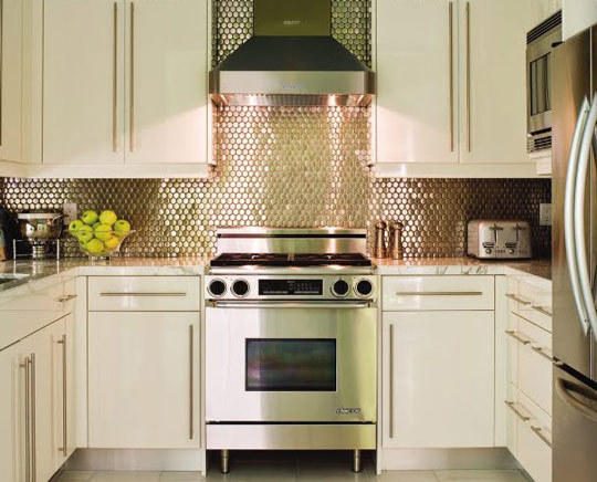 Mirrored Backsplashes, A Breath of Fresh Air - Kitchen