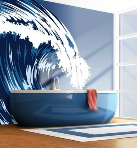 Sea Inspired Decorating Ideas for Bathroom. - Decorating - Bathroom - Ideas