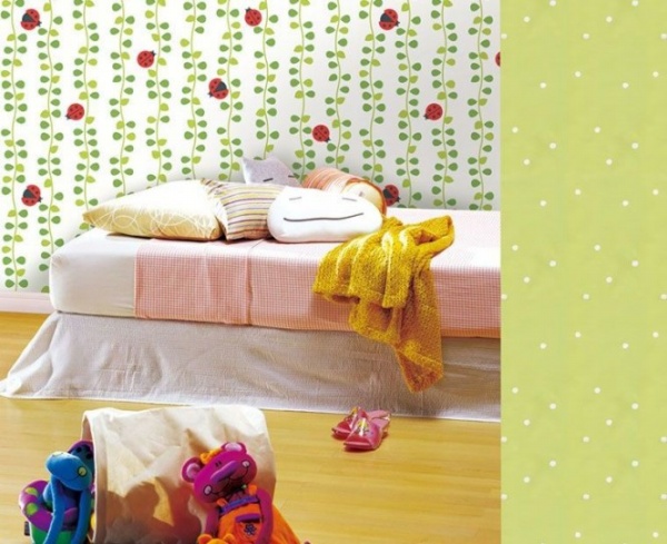 Mẫu giấy dán tường cute dành cho phòng bé yêu - Giấy dán tường - Trang trí - Phòng trẻ em