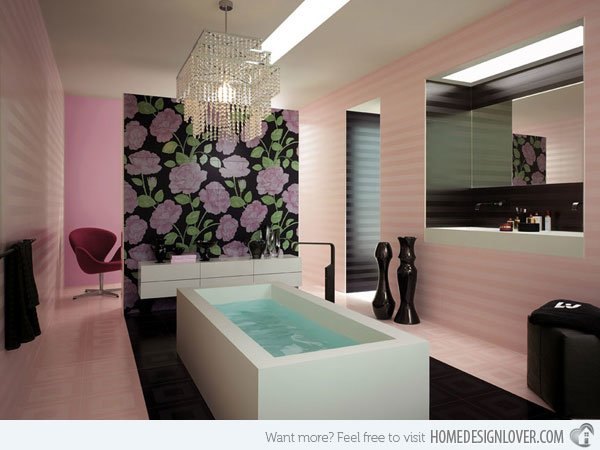 15 ý tưởng trang trí phòng tắm với màu sơn độc đáo nhất.