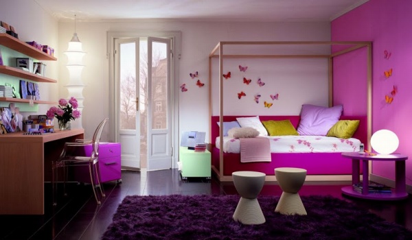 Phòng ngủ cực xinh cho bé gái với tông tím ngọt ngào - Dearkids - Màu tím - Trang trí - Ý tưởng - Nhà thiết kế - Nội thất - Thiết kế đẹp - Phòng ngủ - Phòng trẻ em