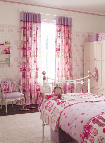 Phòng bé gái thêm xinh với rèm cửa - Rèm cửa - Trang trí - Phòng ngủ