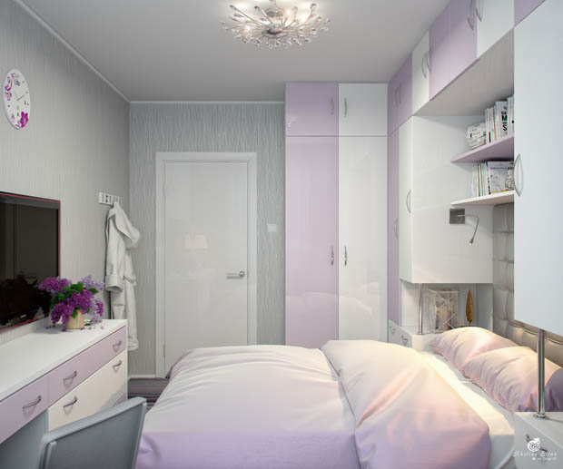 แบบห้องนอน แต่งสวยละมุม สีหวานชมพูอมม่วงเพื่อคุณผู้หญิง - แต่งห้องนอน - ห้องนอนสีหวาน - ห้องนอนสีชมพูอมม่วง - แบบห้องนอนผู้หญิง - ตกแต่งห้องนอน