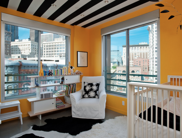 Eye-catching Looks in Colourful Painted Ceiling Designs - Ceiling - Design - Ideas