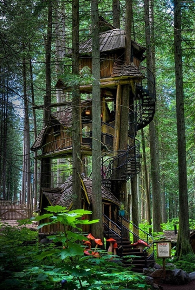 13 บ้านต้นไม้ที่เก๋ที่สุดในโลก !!! - บ้านในฝัน - ไอเดีย - การออกแบบ - ไอเดียเก๋