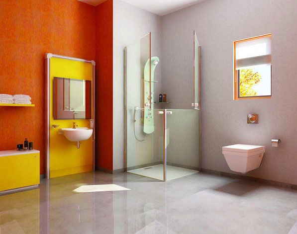 Thiết kế khu vực tắm thật thoải mái và đẹp mắt - Phòng tắm - Ý tưởng - Thiết kế
