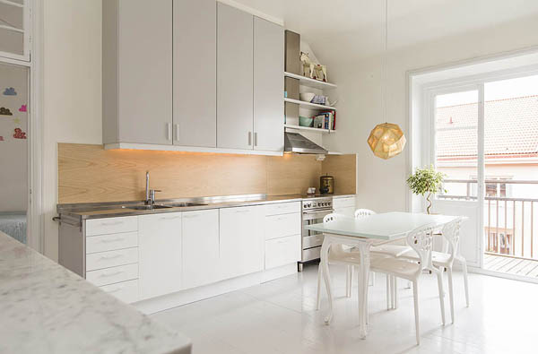 แต่งห้องครัวขนาดกลาง ด้วยโทนสีขาวสะอาดตา - แต่งห้องครัว - ห้องครัวขนาดกลาง - แบบห้องครัวสีขาว - แต่งครัวสีขาวสะอาดตา - ตกแต่งครัวเรียบง่าย