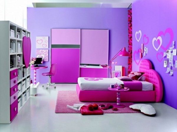 สุดยอดห้องนอนสีม่วงสำหรับผู้หญิง